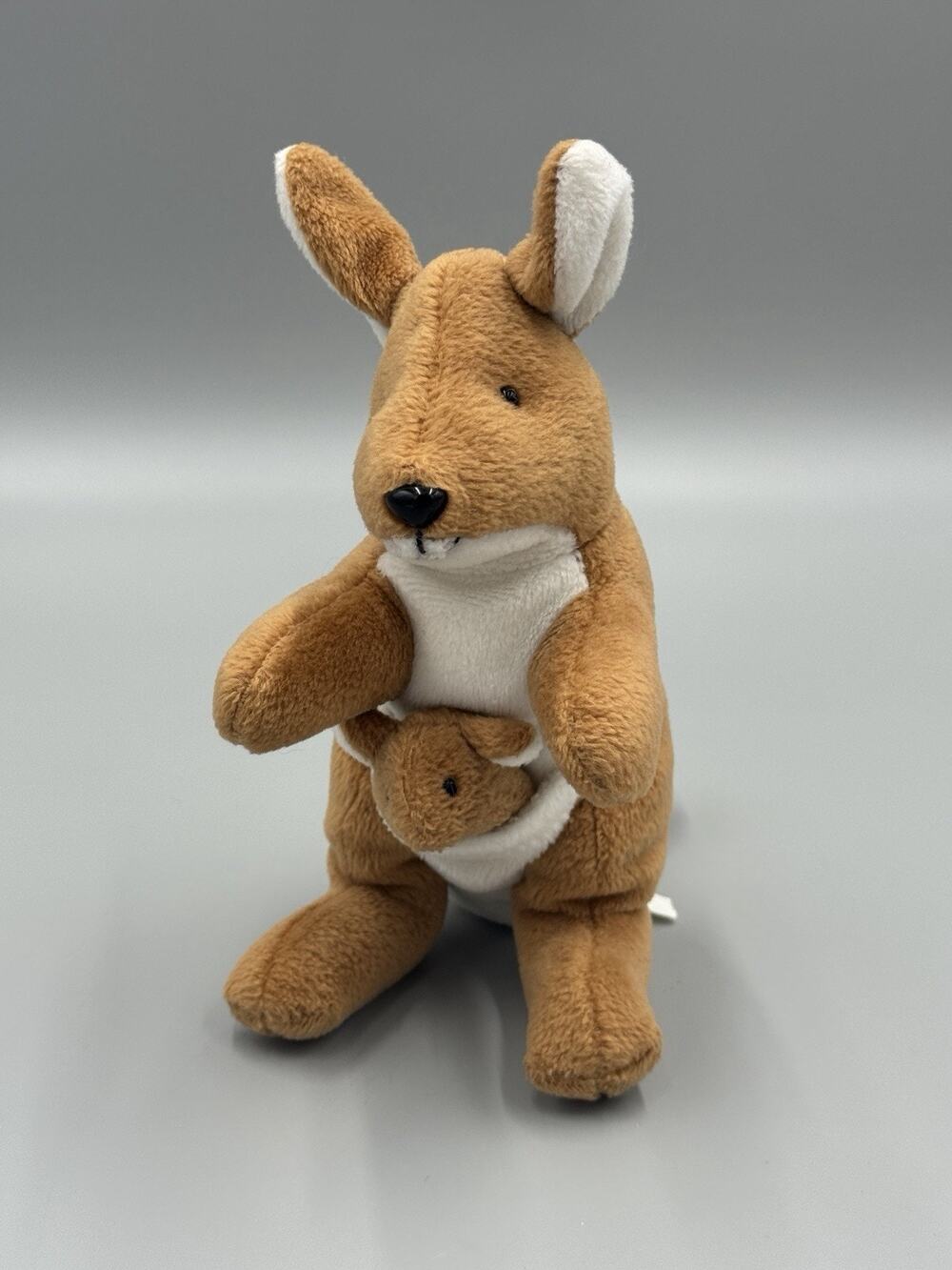 Unipak Brown Kangaroo w/ Baby Joey Plush Small 8” Stuffed Animal Toy